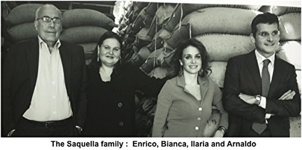 Boabe de cafea Saquella Caffe Saquella Espresso Extra Crema, 1 pachet (1 x 1 kg)