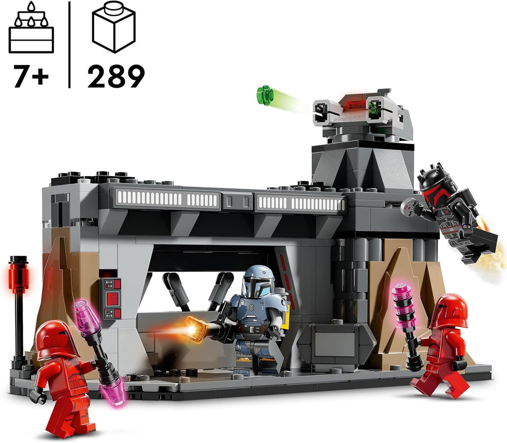 LEGO Star Wars: Mandalorian-duellen mellem Paz Vizsla og Moff Gideon, samlerobjekt til byggelegetøj til børn, gaveidé til kreative drenge og piger over 7 år, Mandalorian-legetøj 75386 Byggesæt Beuche den LEGO-Store