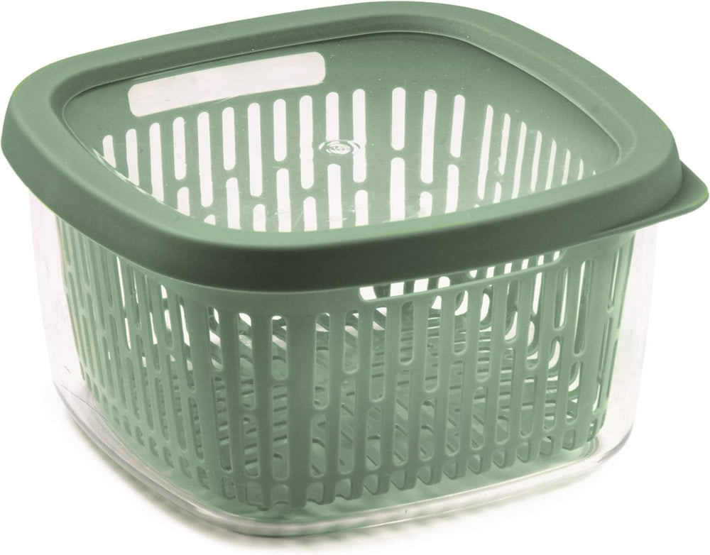 Fierăstrău pentru păstrarea aromei fructelor, plastic, verde, 4 LT - dreptunghiular Cutii depozitare alimente Naty Shop Verde 1.5 Lt - pătrat