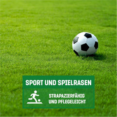 Gardengloss Rasensamen Schnellkeimend Herbst 0,5Kg - Made in Germany - 25M2 Fläche Rasen - Grassamen Turbo Nachsaat Und Neuanlage - Rasennachsaat