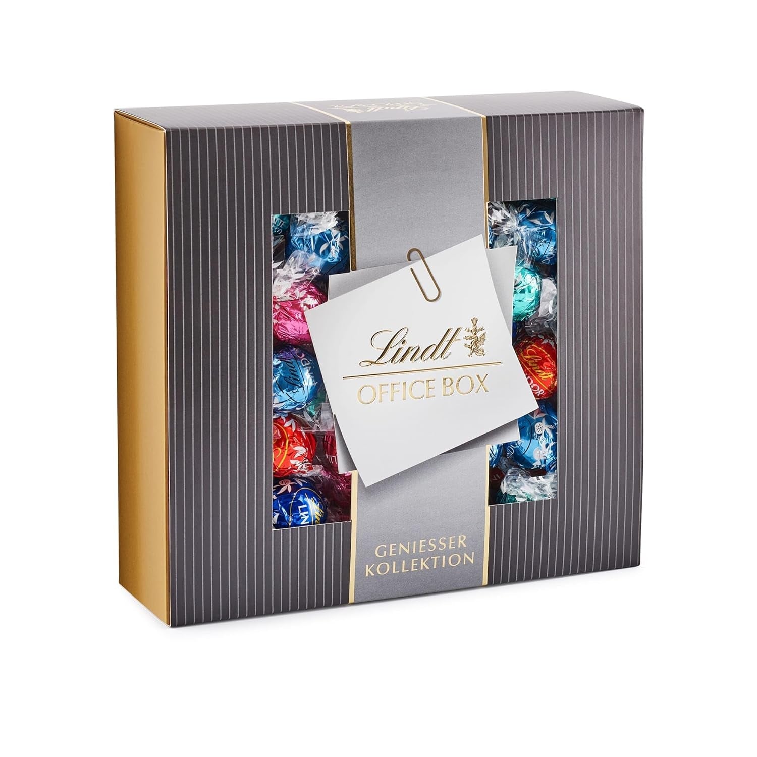Lindt Chokolade LINDOR Home Office Box, forskellige mængder og modeller Chokolade slik Naty Shop 930 gram Home Office