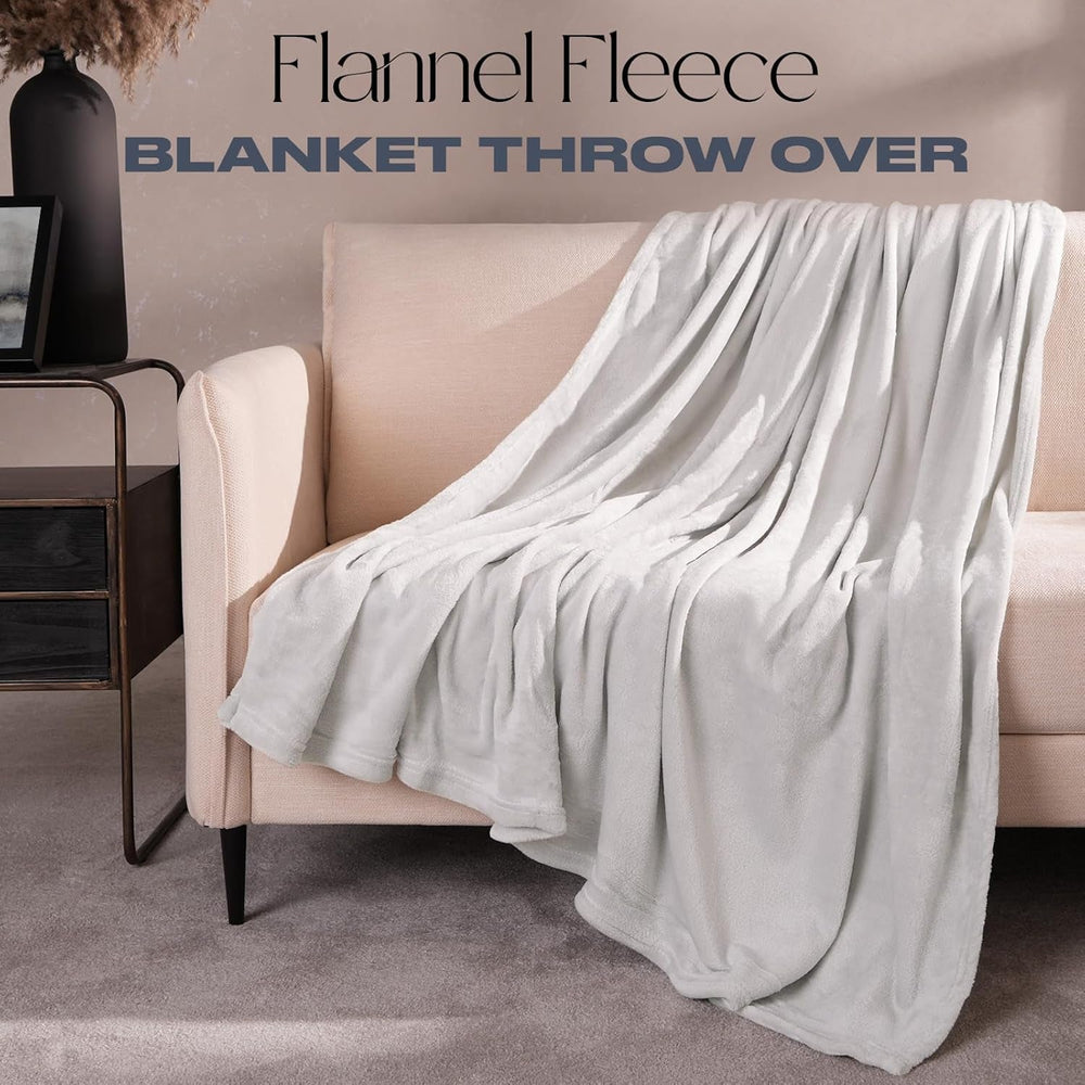 Brentfords ultrabløde fleece sengetæppe, sølvgrå, stor dobbeltseng - 150 X 200 cm senge og tæpper Beuche den Brentfords-Store