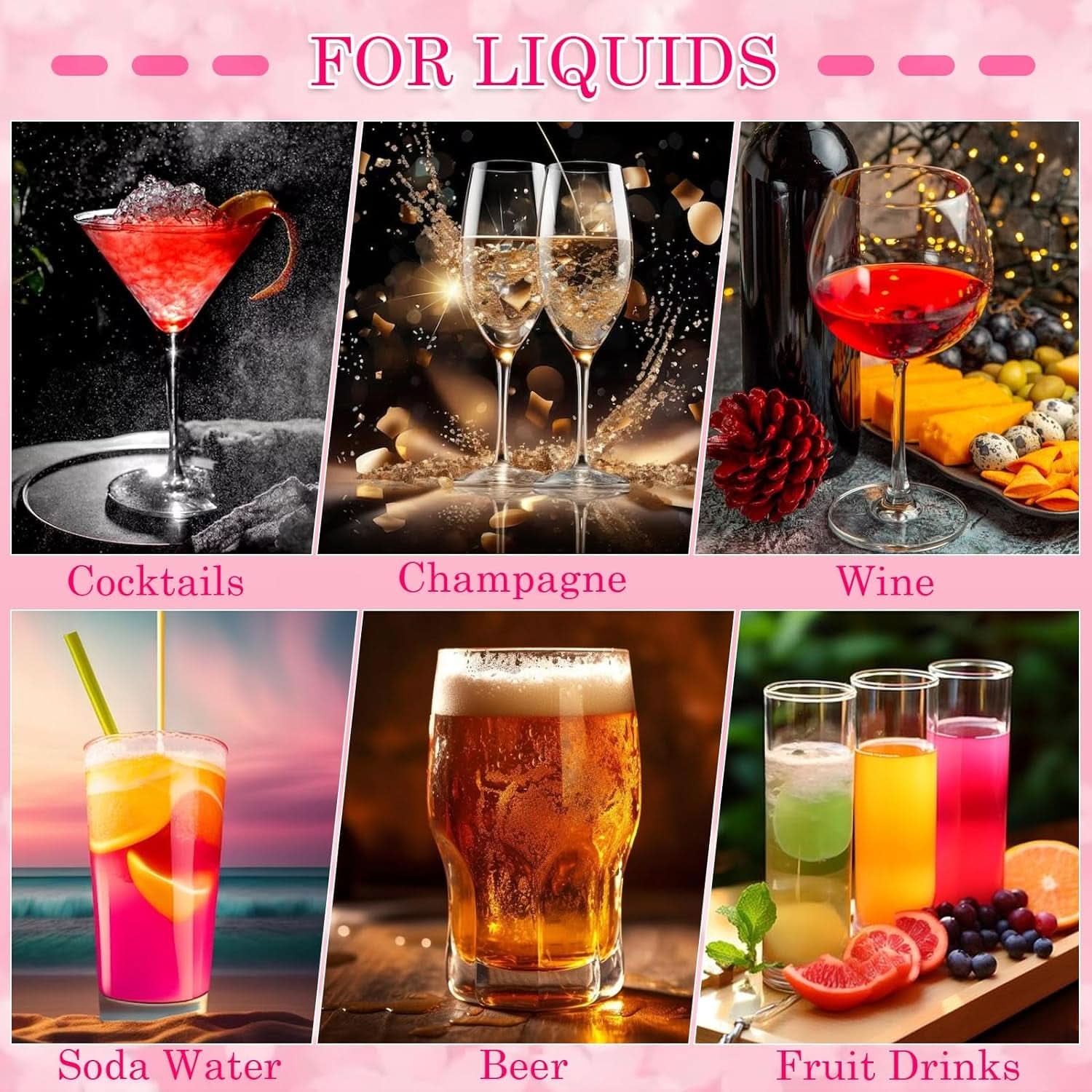 Spiselig glitter, Sæt med 4 eller 6 farvenuancer, 4 gram pr. produkt Glitter Naty Shop