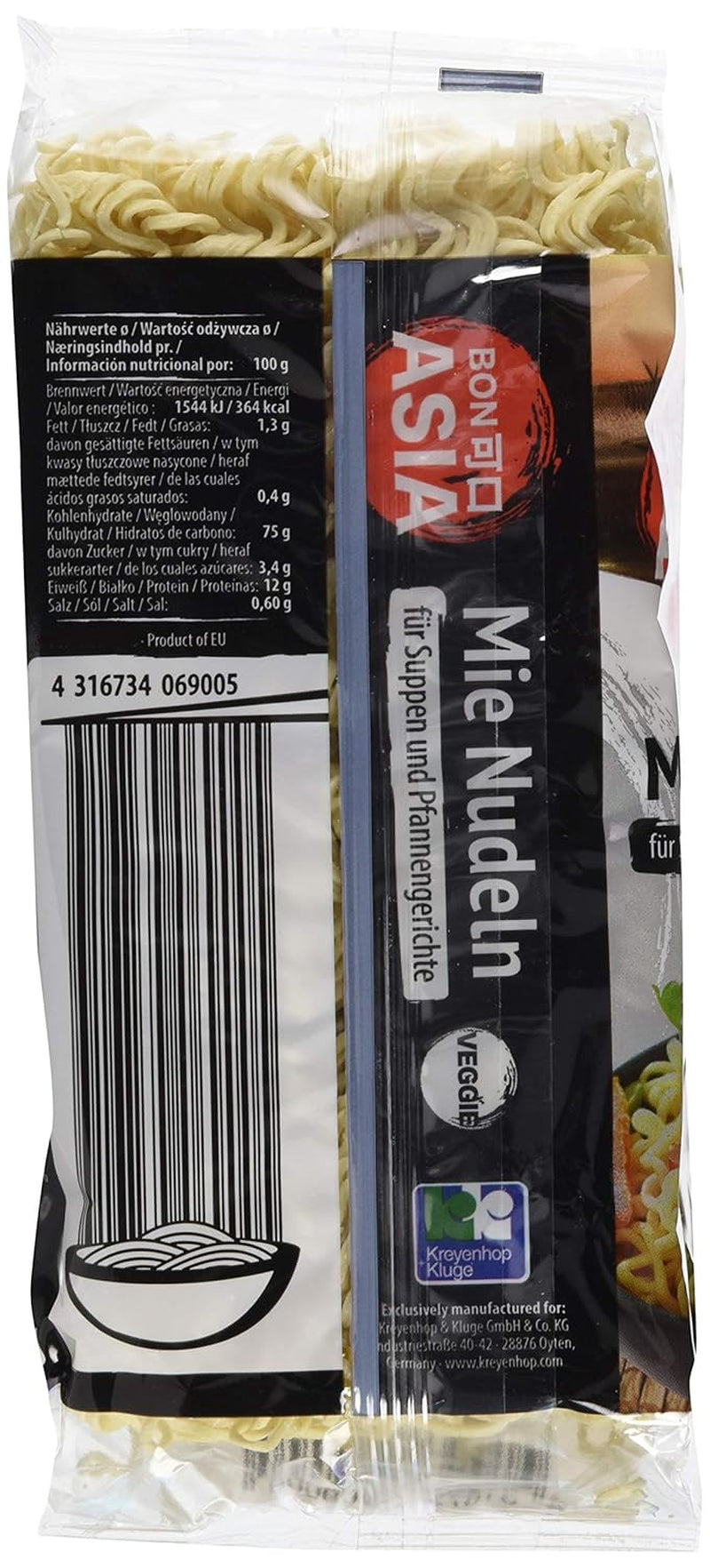 BONASIA Mie Noodle, ohne Ei, 250 g