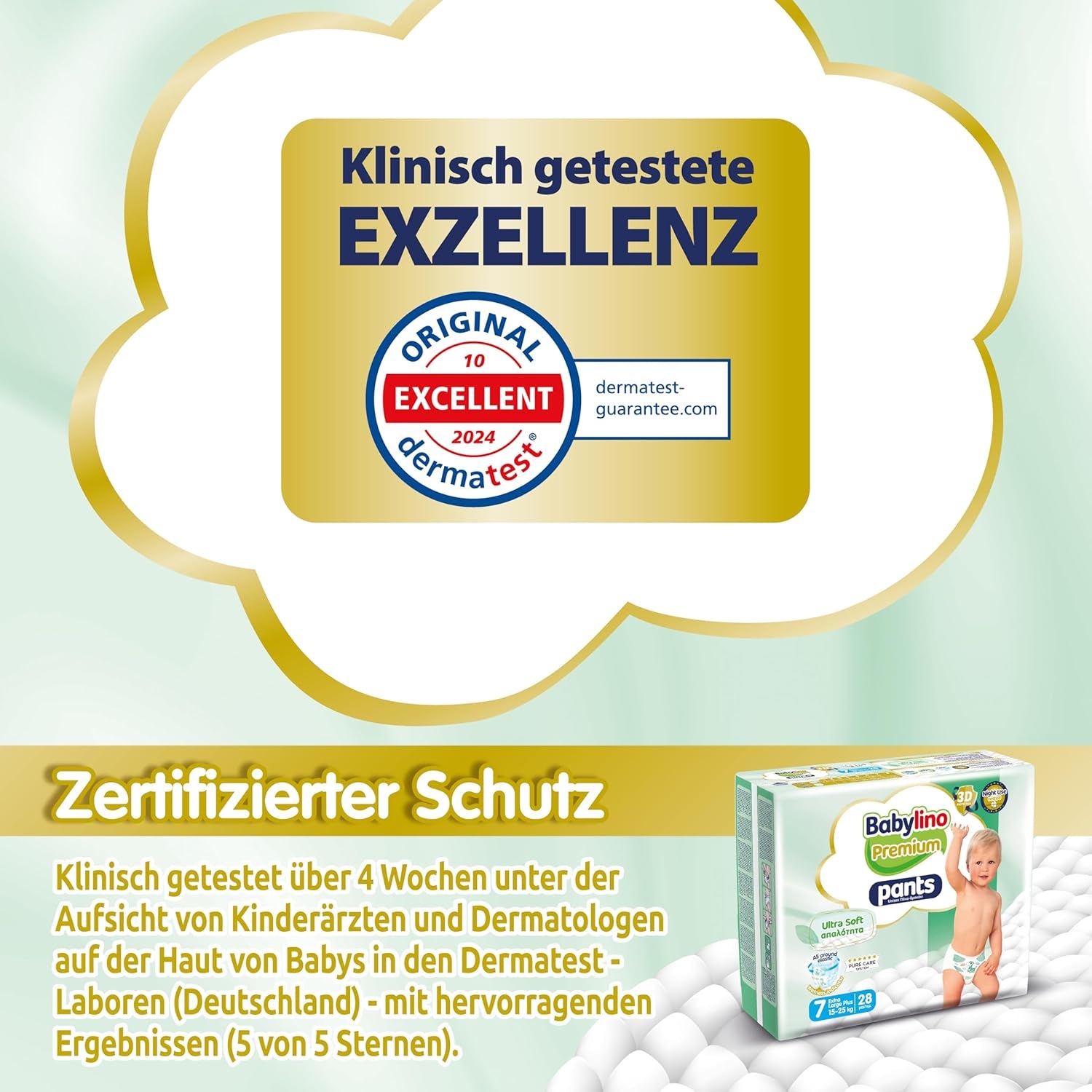 Premium bukser, størrelse 7, Ultra Soft Filter, XL Plus (15-25 kg), 28 stk.