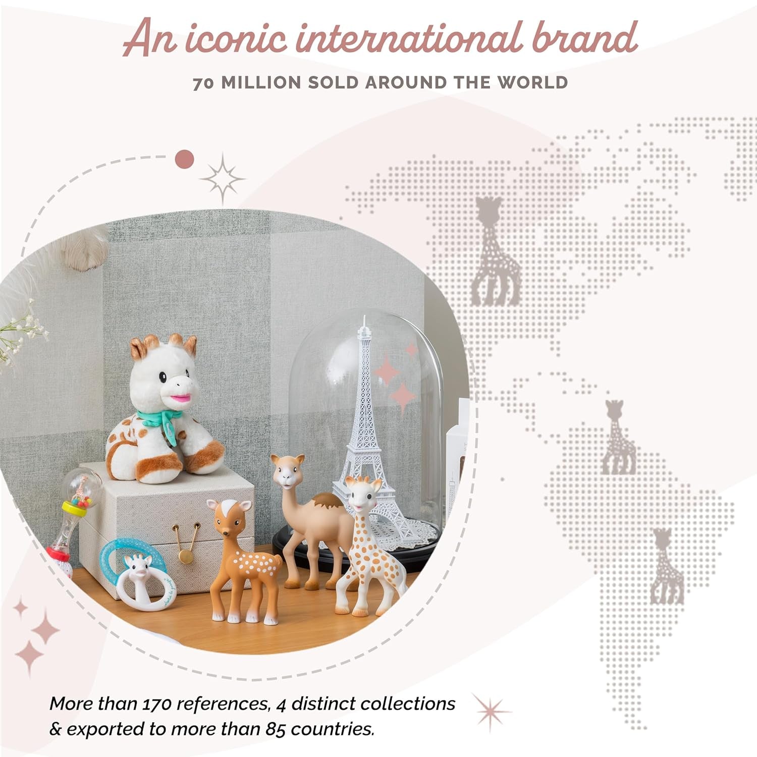 Girafa Sophie – A fost odată – Inel de dentiție sudor proaspăt