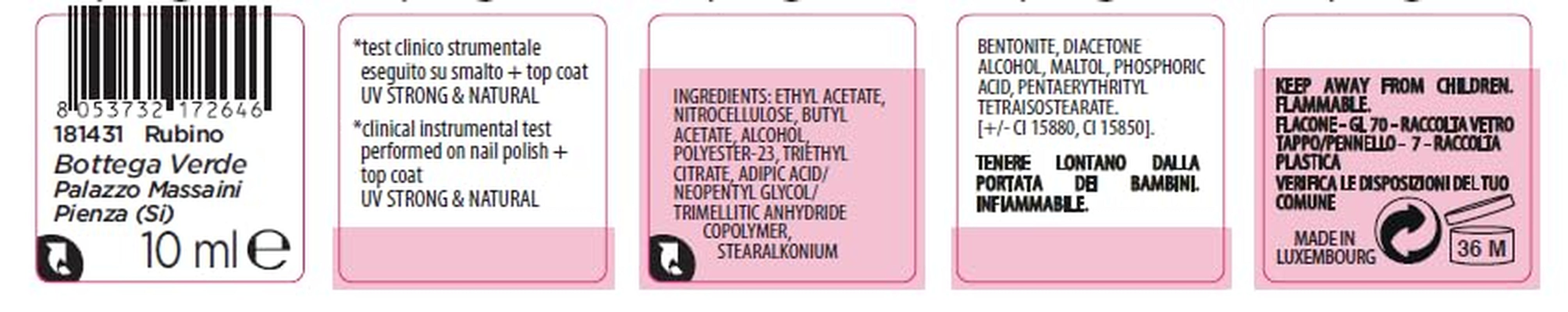 - Neglelak i 7 dage, 10 ml, rubinrød