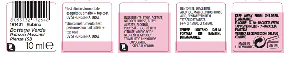 - Neglelak i 7 dage, 10 ml, rubinrød