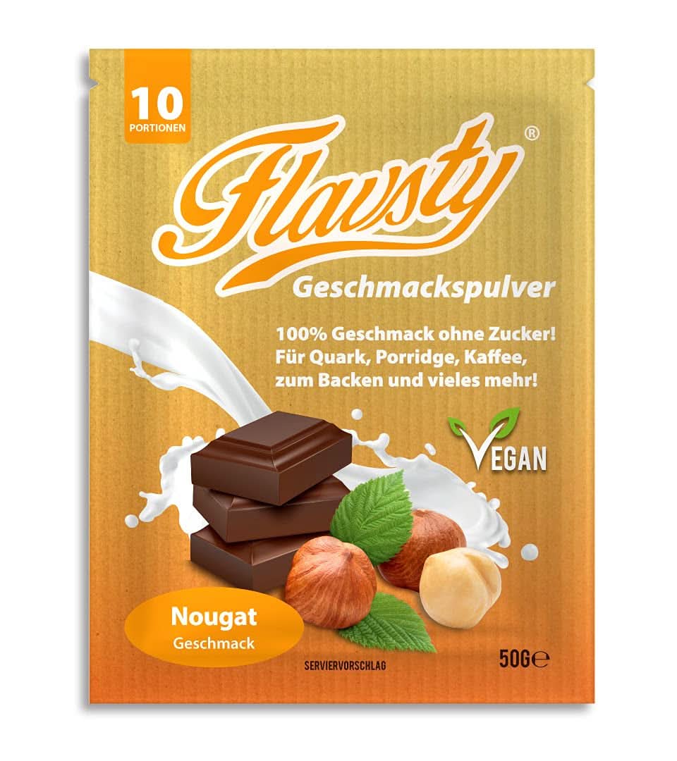 Flavsty® Flavor Powder Marcipan, 50 grams pose (10 portioner) Flavours Naty Shop Nougat