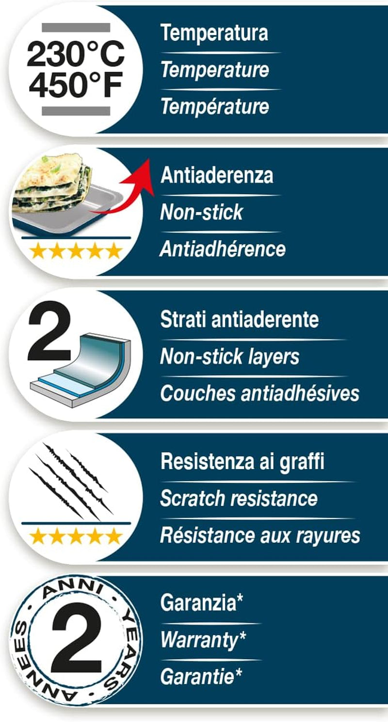 Line XBake, Plumcake Shape 25x11 cm, stål med non-stick belægning, økologisk, Forme og bakker til bagning Naty Shop