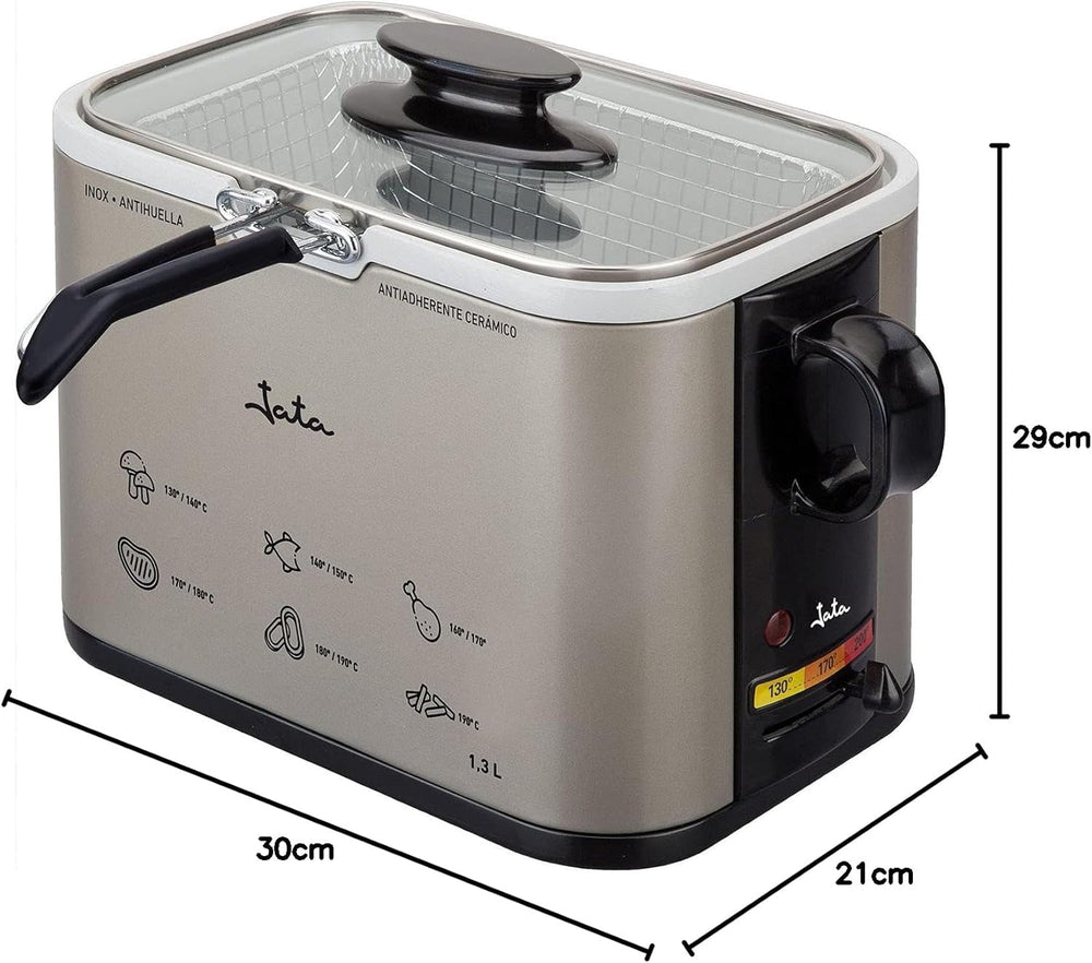 Tamaño FR326E - Frituregryde, 1000 watt, 1,3 liter Naty Shop-apparater