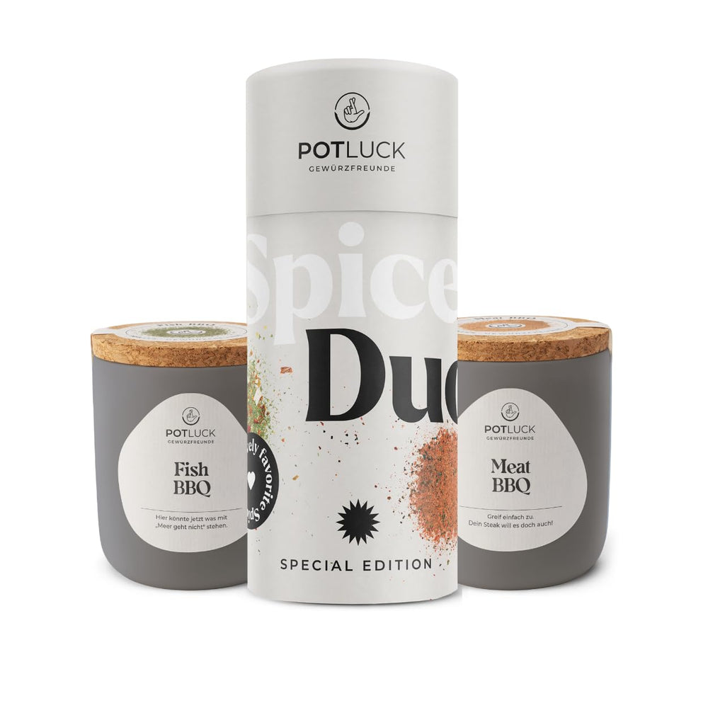 Potluck | Feta Gewürz | Gewürzmischung im Keramiktopf | 50 g | Mit natürliche indholdsstoffer