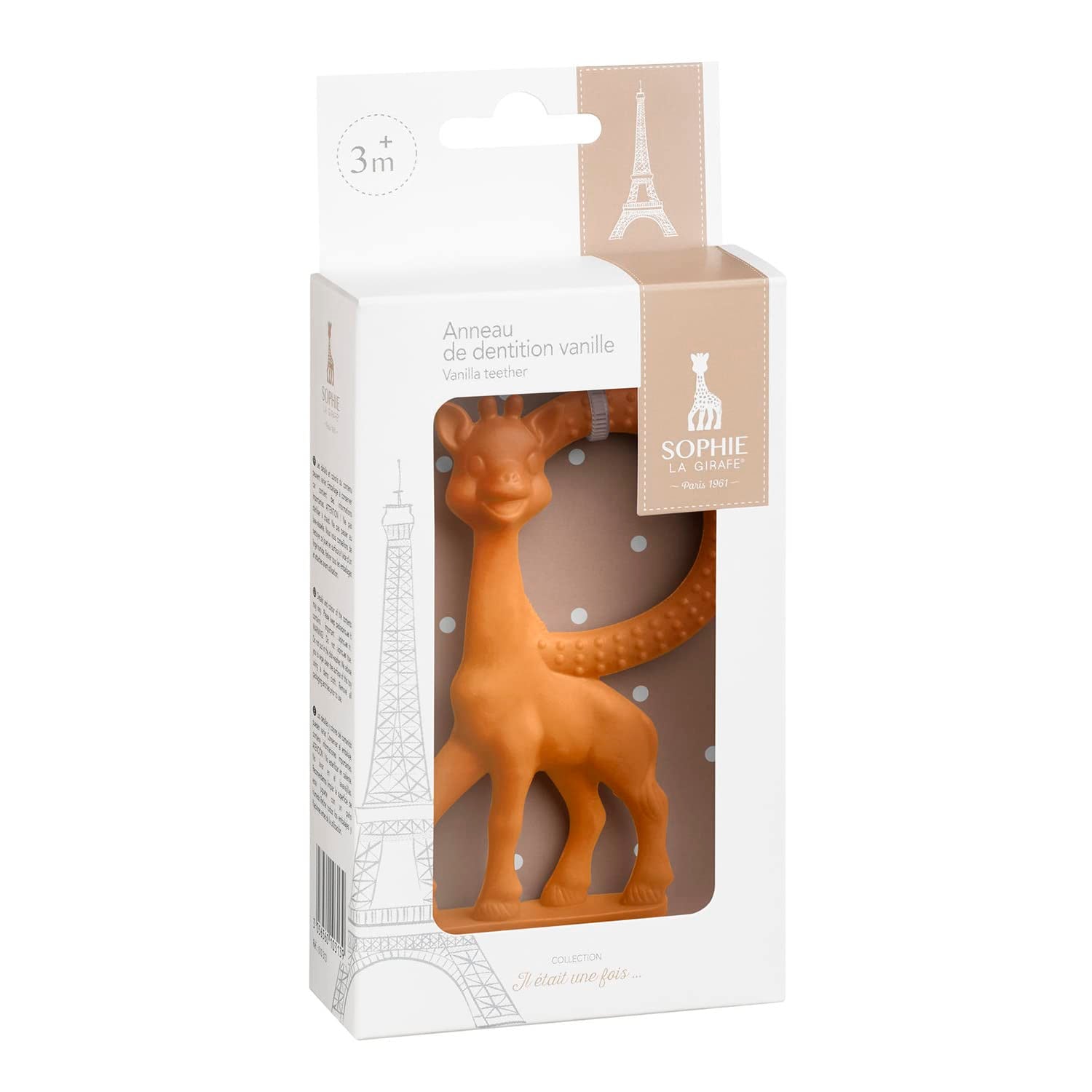 Girafa Sophie – A fost odată – Inel de dentiție cu vanilie (culoare aleatorie)