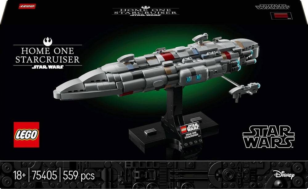 LEGO Star Wars 75405 Home One Starcruiser fra Return of the Jedi - Stjerneskibsmodel - Fantasy- og samlingssæt til at bygge og vise - Gave til voksne og teenagefans Byggesæt Besuche den LEGO-Store