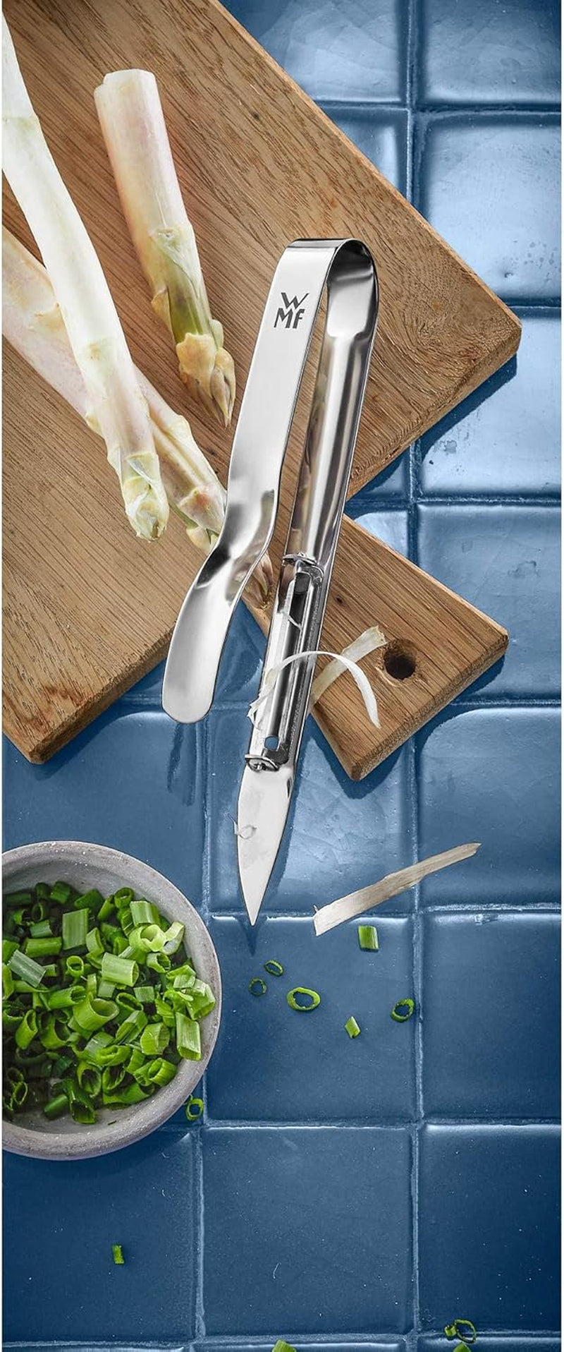 WMF Gourmet aspargesskræller 17 cm, rustfrit stål Cromargan Peeler Naty Shop