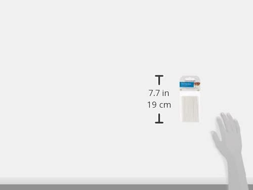 Bețișoare mici de hârtie pentru tort KitchenCraft Sweetly Does It CakePops [50 bucăți] - 10 cm - Albe - Bețișoare pentru tort