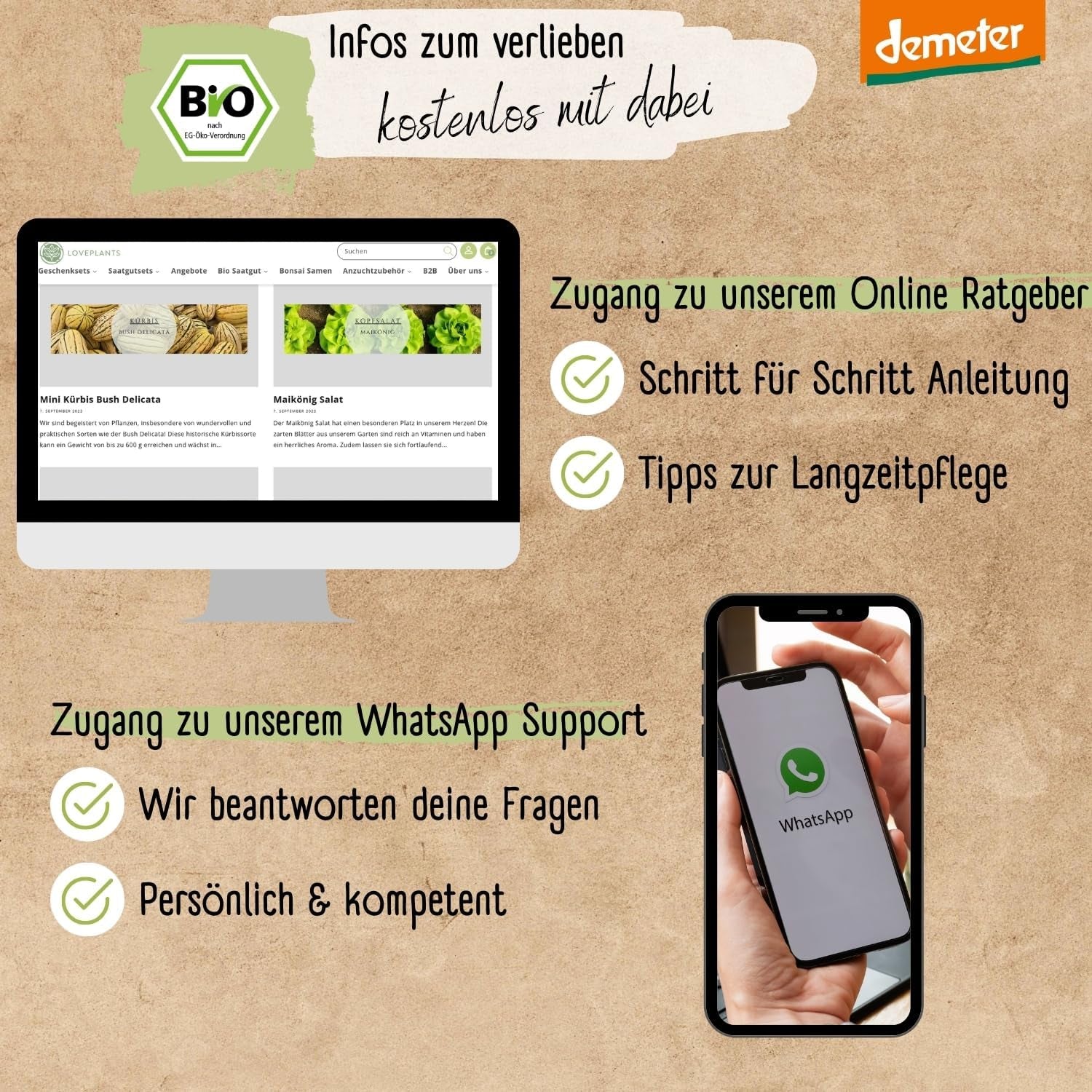 Økologisk grøntsagsfrøsæt - 12 varianter af Demeter grøntsagsfrø | Sjældne og familiegrøntsagsfrø, alle frit bestøvede | Familie grøntsagssorter til altaner, højbede, haver og gaver | Kærlighedsplanter