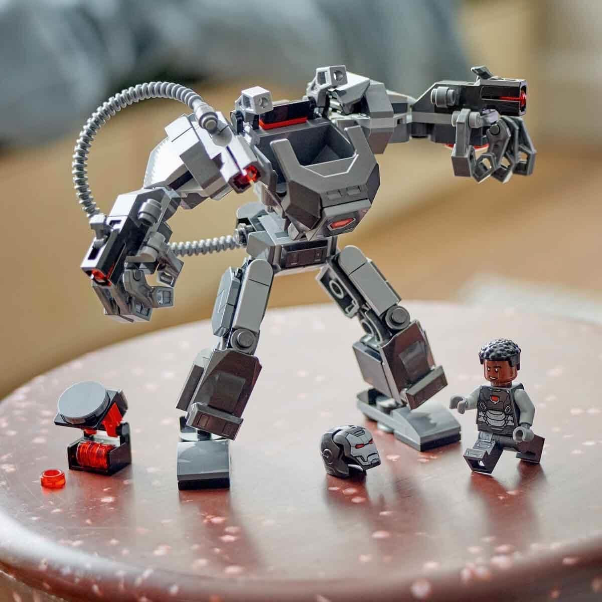 LEGO Marvel War Machine Mech 3-Shooter Super Hero Bygbart Legetøj til Børn MCU Legendarisk Action Figur Gave til 6-årige drenge og piger 76277 Byggesæt Beuche den LEGO-Store