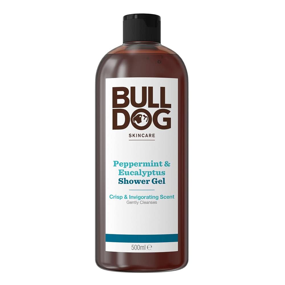 BULLDOG, Shower gel til mænd med citron og bergamot, 500 ml Brusebad og bad Naty Shop 500 ml mynte og eukalyptus