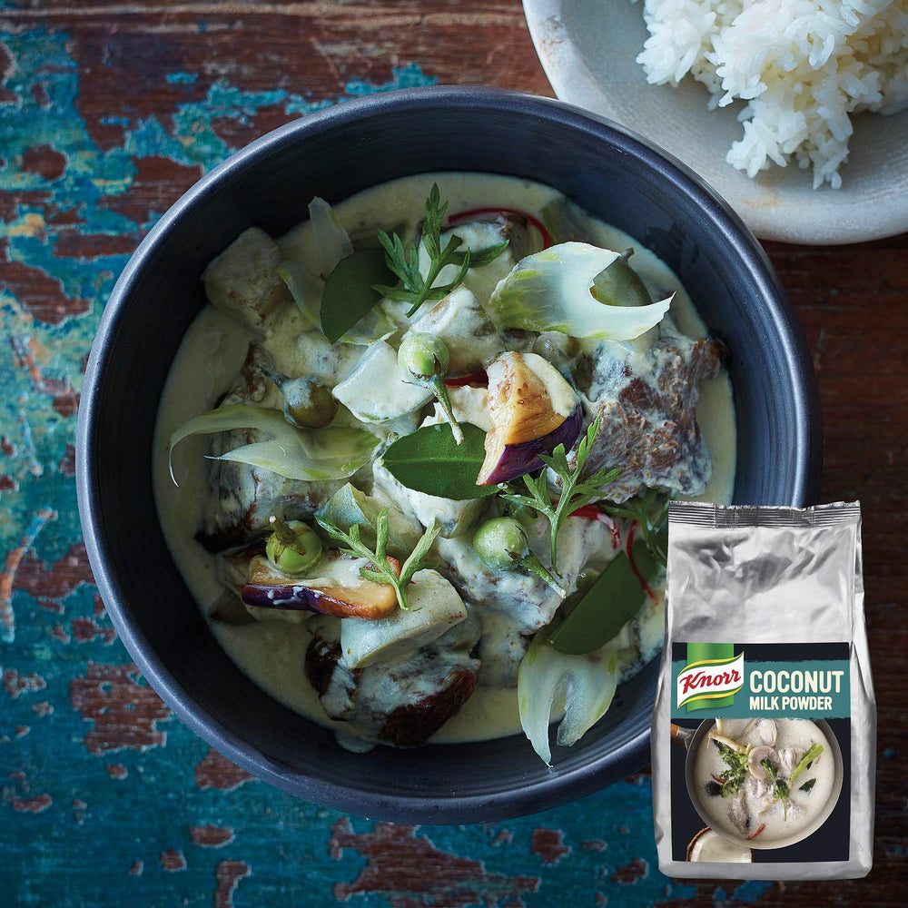 Knorr Kokosmilch Pulver (Mælkepulver fra 20 frischen Kokosnüssen, ergibt 6,6 liter Kokosmilch) 1er Pakke (1 x 1 kg)