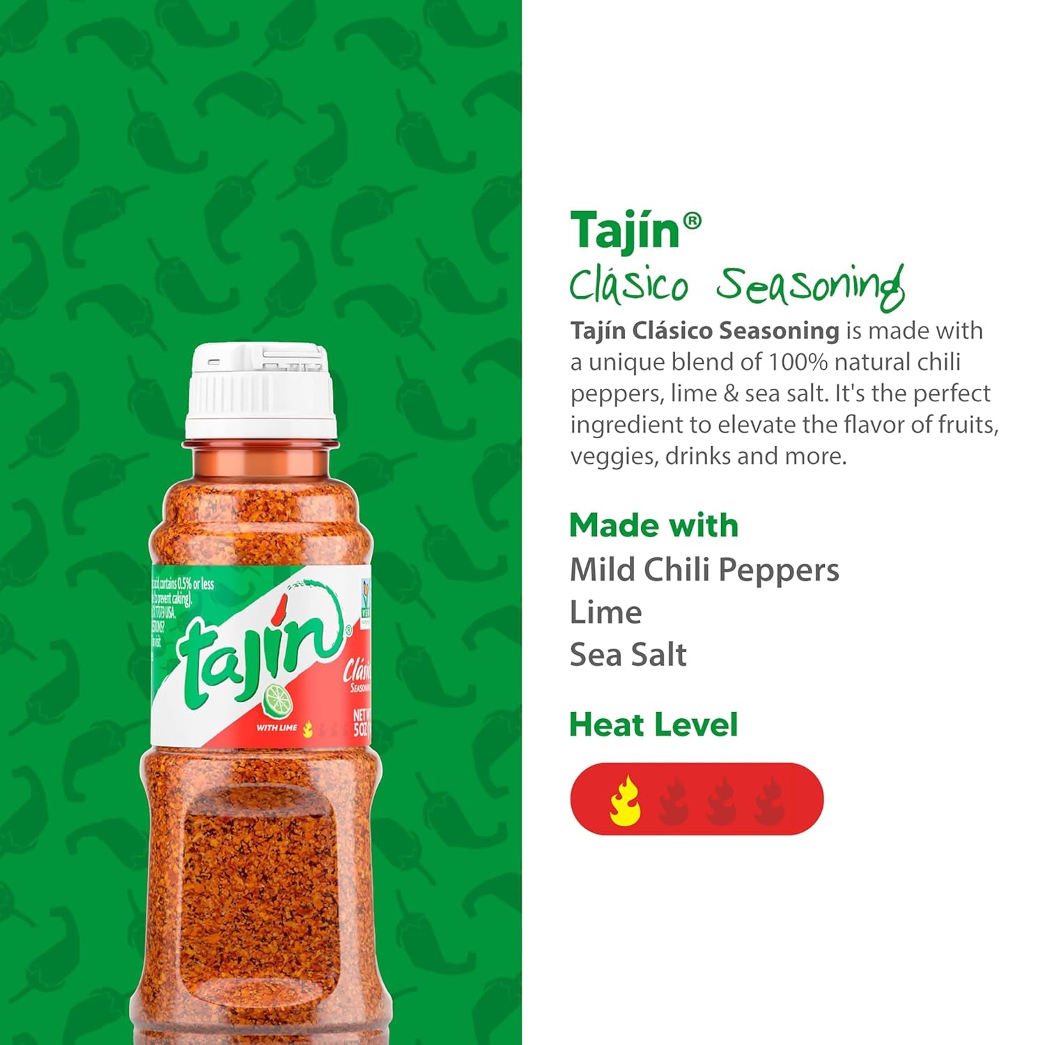 Tajin Frugt og Snack Krydderier, 5,0 oz fra Tajin [Foods]