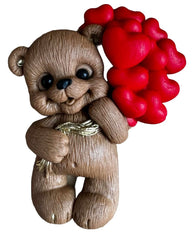 Decoratiune comestibila din zahar, Ursulet Decoratiuni din Pasta de Zahar Nati Shop