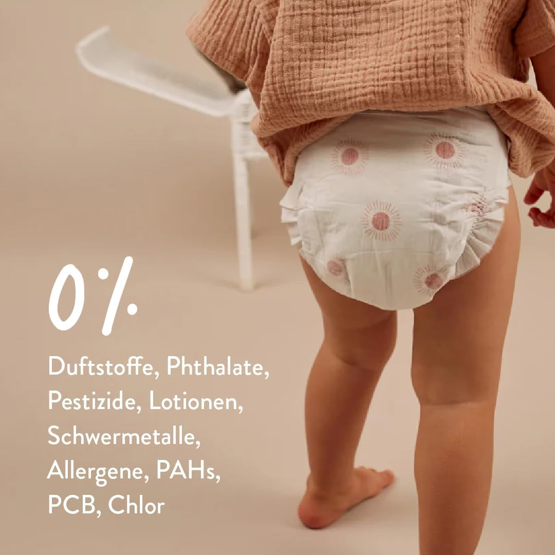 Babybleer, størrelse 3M (4-8 kg) - 1 pose med 28 - Ingen skadelige stoffer, miljøvenlig, højabsorberende, velegnet til natbrug, ultratynde og bløde - Fremstillet i Danmark