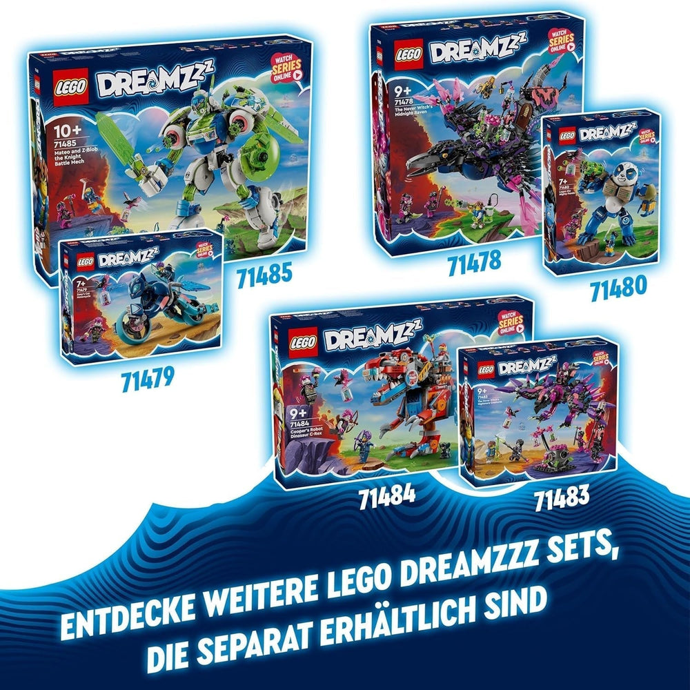 LEGO Dreamzzz 3-i-1 Izzies drømmedyr, magisk æg med svimlende og svimlende minifigurer og dyrefigurer, fantasilegesæt, gave til piger og drenge 8 år 71481 Byggesæt Besuche den LEGO-Store