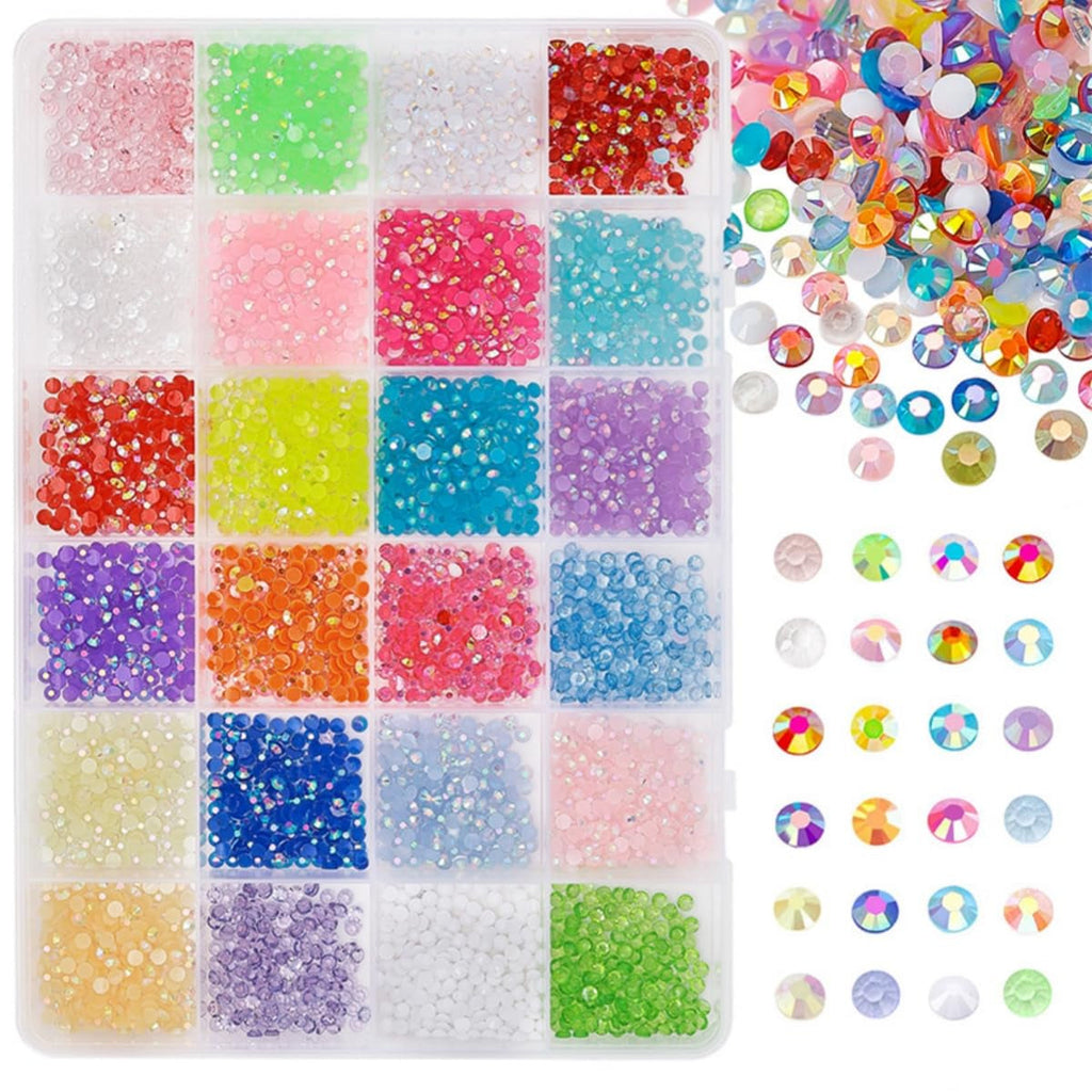 GZMAYUEN 920Pcs Gold Silber Flatback Perlen Für Nägel, Halbrunde Weiße Beige Nail Perlen, Kleine Halbrunde Flatback Perlen Für DIY Nail Art Decor