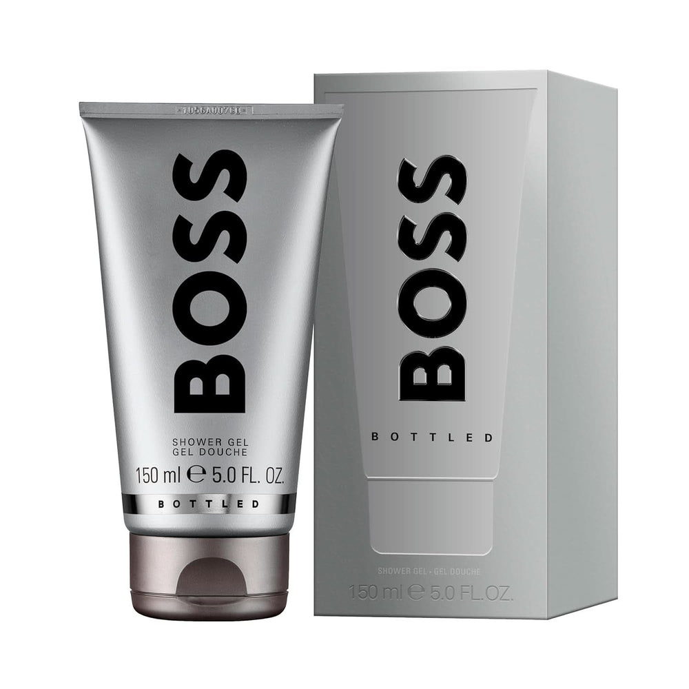 BOSS , gel de duș, parfum oriental lemnos pentru bărbați cu note de scorțișoară și mosc, 150 ml Duș și baie Naty Shop