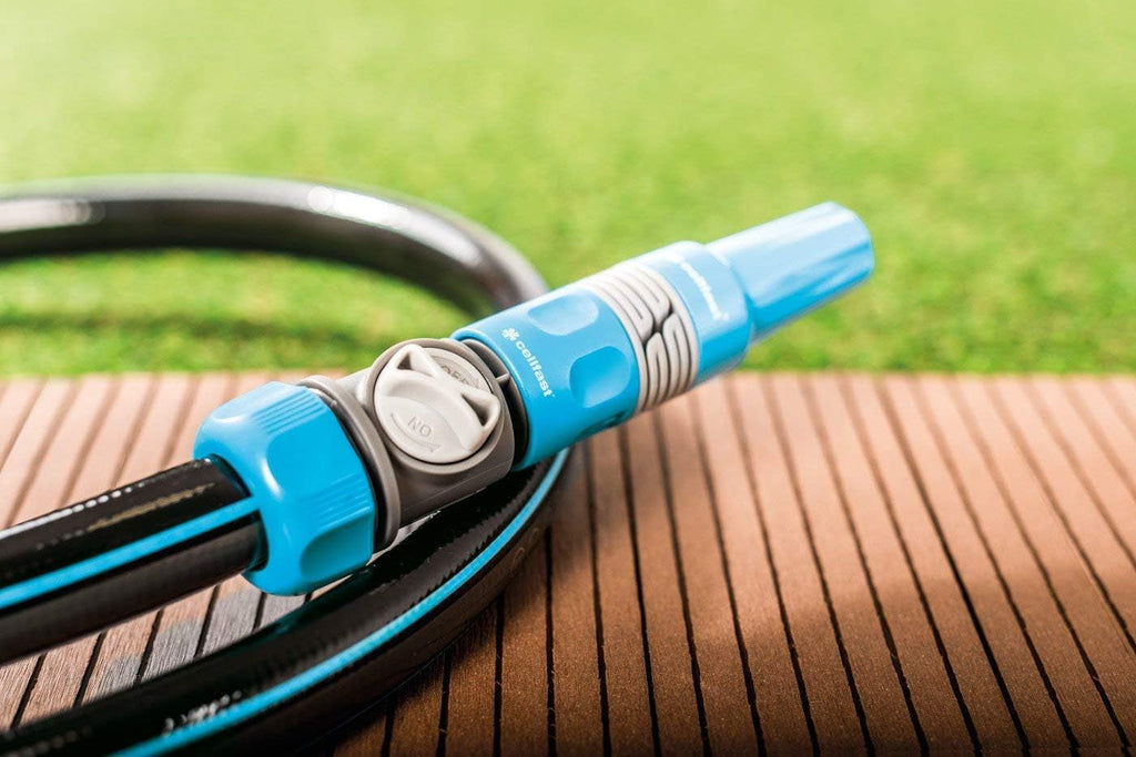 Cuplaj rapid Cellfast cu valvă CellPRO 3/4", ușor de reglat, design ergonomic, plastic PC/ABS, calitate superioară, 52-331, albastru