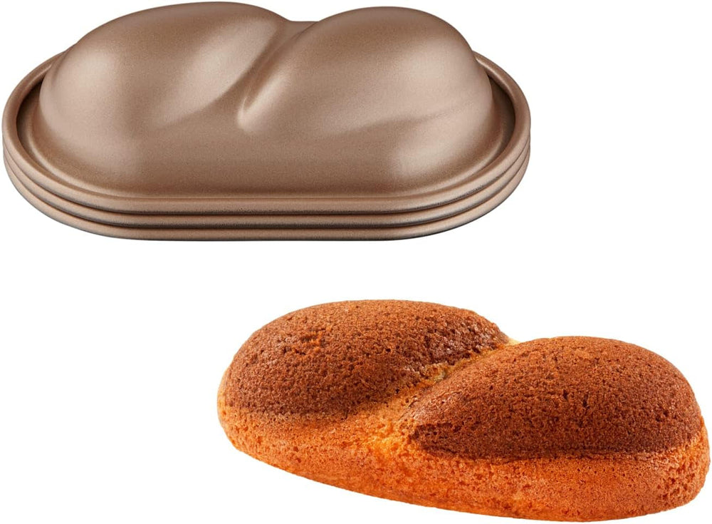 Tefal Creabake Muffins Creabake Backformen, 7,5 Cm, Antihaftbeschichtung, Stapelbares System, Kreative Rezepte Für Süßigkeiten Und Slate, Einfaches Backen, Eisenfarben Forme og bakker til bagning Naty Shop 3 X Kleine Zopfformen