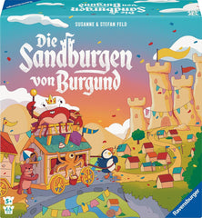Ravensburger 24687 Burgundy Sandcastles - Spil for børn fra 5 år og opefter, for 2-4 spillere