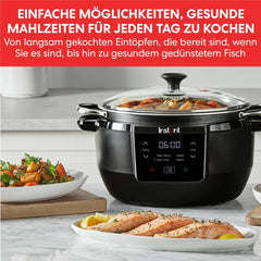 Instant Pot Superior Slow Cooker, 7.1L Multicooker, 4 funcții de gătit, 800 W Slow Cooker Naty Shop