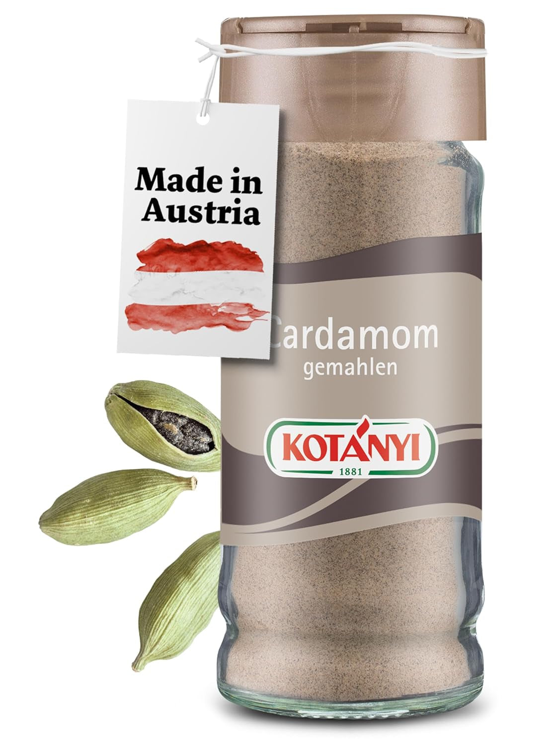 Kotányi Zimt gemahlen, würzig-süßer Geschmack, veredelt Milchreis, Gebäck, Desserter, Glas 80 ml