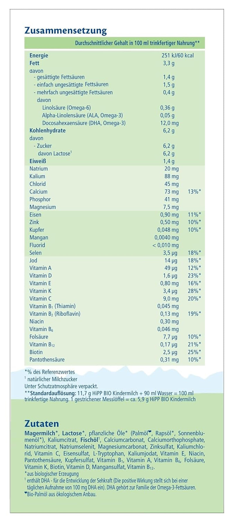 HiPP økologisk vækstmælk (4 x 600 g) efter 12 måneder med calcium, jern, vitamin C og D til småbørn i vækst, bedste økologiske kvalitet
