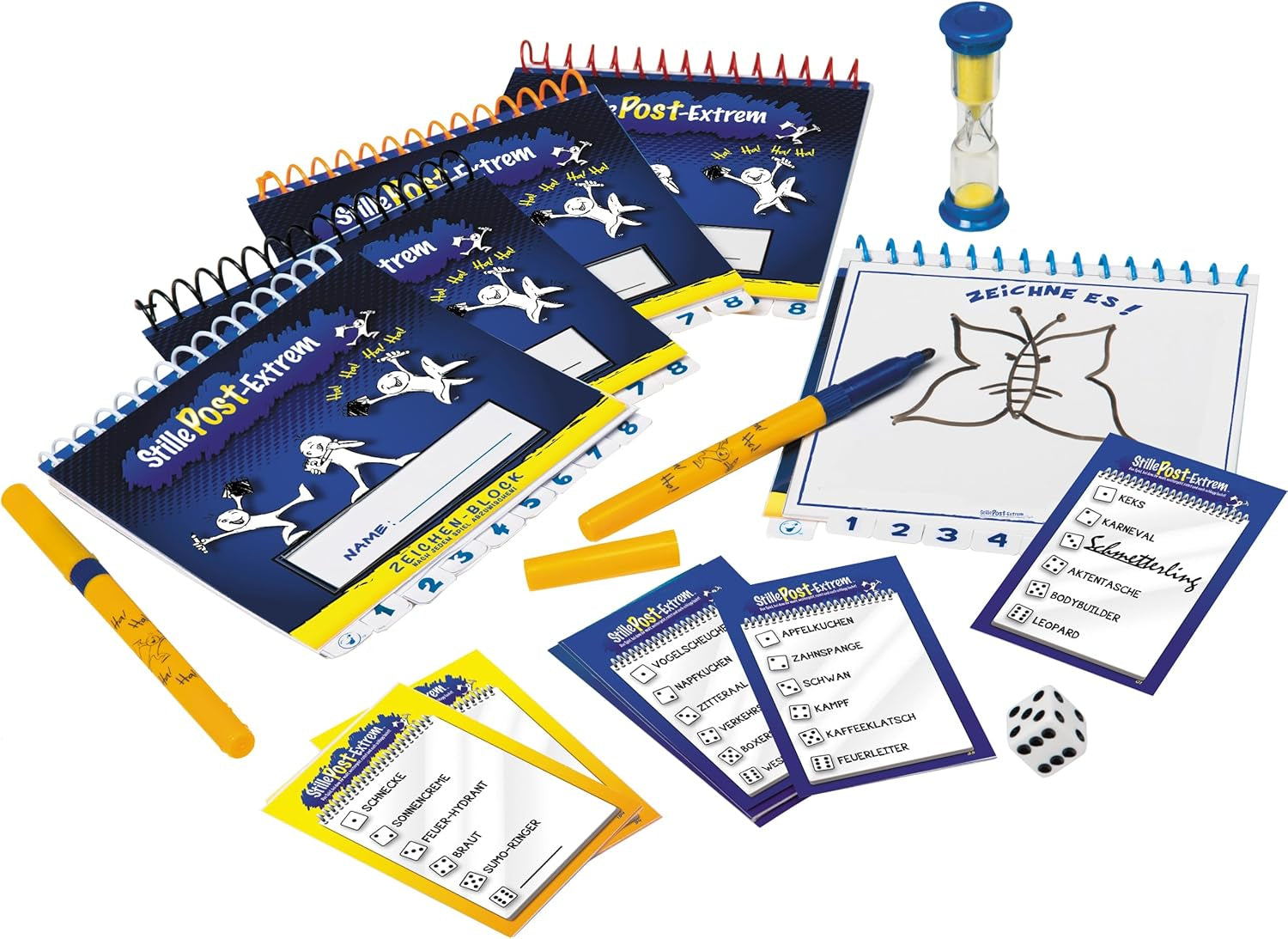 Goliath, Extreme MAIL, et festspil for voksne og børn fra 8 år og opefter, et sjovt og hurtigt tegnespil for familie eller venner, brætspil, 4 til 6 spillere, 20 minutter