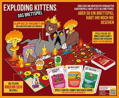 Exploding Kittens, Exploding Kittens: Das Brettspiel, Partyspiel, 2-6 Spieler, ab 7+ Jahren, 20 Minuten, Deutsch