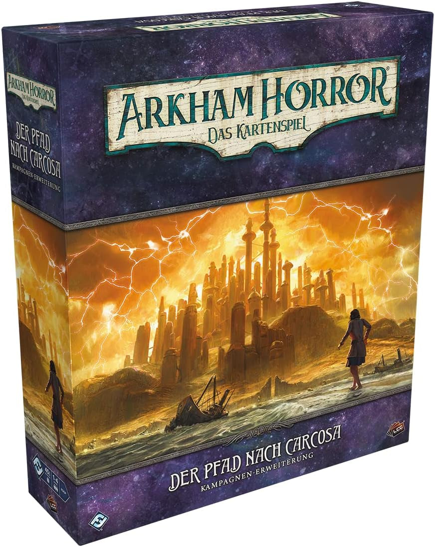 Fantasy Flight Games, Arkham Horror: LCG, Core Game, Expert Game, Card Game, 1-4 spillere, i alderen 14+, 45+ minutter, tysk, flerfarvet, farverigt