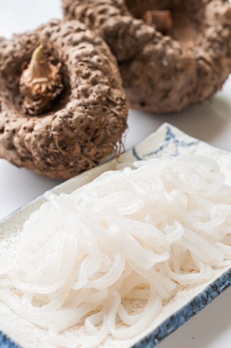 MIYATA Shirataki Konjac Mel Udon 270 g pakke (200 g drænet vægt) 270 g (1 pakke)