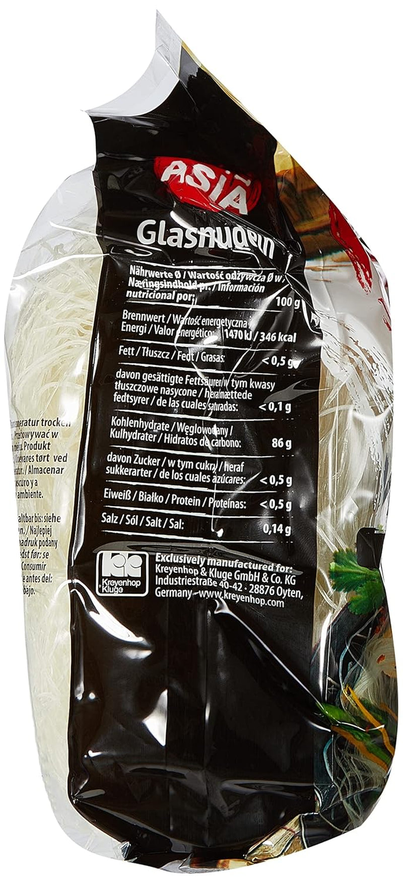 BONASIA glasnudler, lange, pakke med 15 (15 x 100 g)