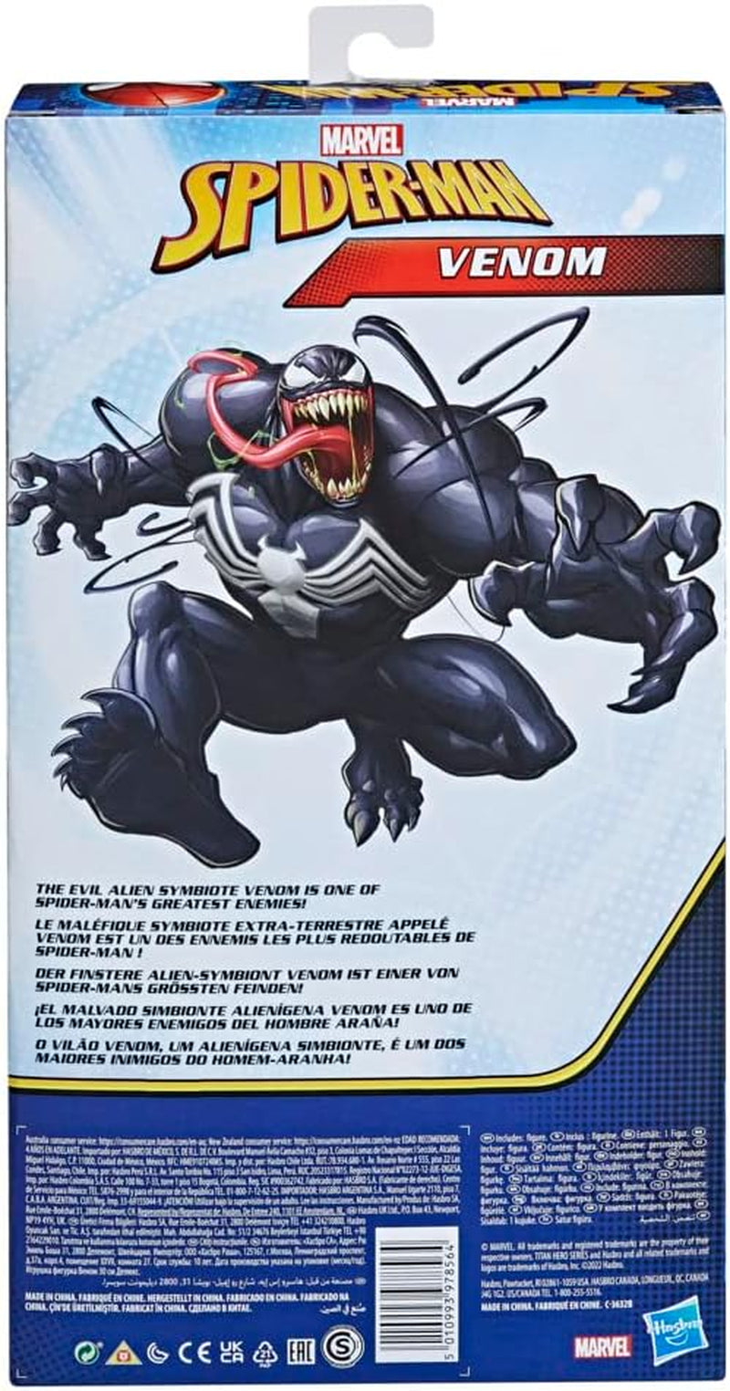 Hasbro Marvel Spider-Man Titan Hero Series Deluxe Venom Toy 30 Cm Action Figure, Jucării pentru copii de la 4 ani în sus Action figures Naty Shop