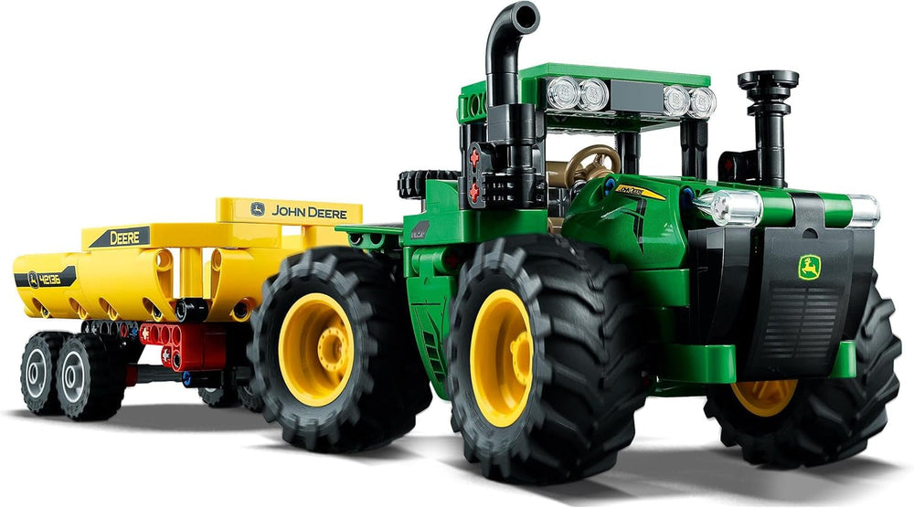 LEGO Technic John Deere 9620R 4WD traktor med tipvogn Klassisk landbrugslegetøj til børn Drenge og piger 8 år gammelt samlermodelsæt 42136 byggesæt Besuche den LEGO-Store