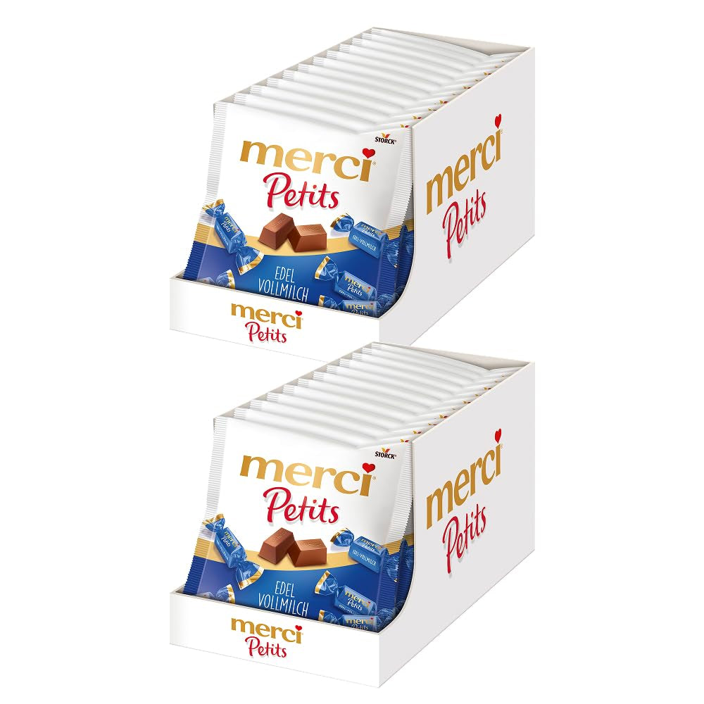 Merci Together - 1 x 175g - Fyldte chokolader i fem varianter med fin mælkechokolade - Chokoladepraliner til at dele og give som gaver