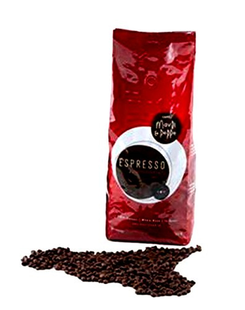 Espresso 1000g boabe de cafea întregi - Meșteșug original italian de prăjire pentru cele mai înalte exigențe! Cafea, Cappuccino, Espresso, Latte Macchiato