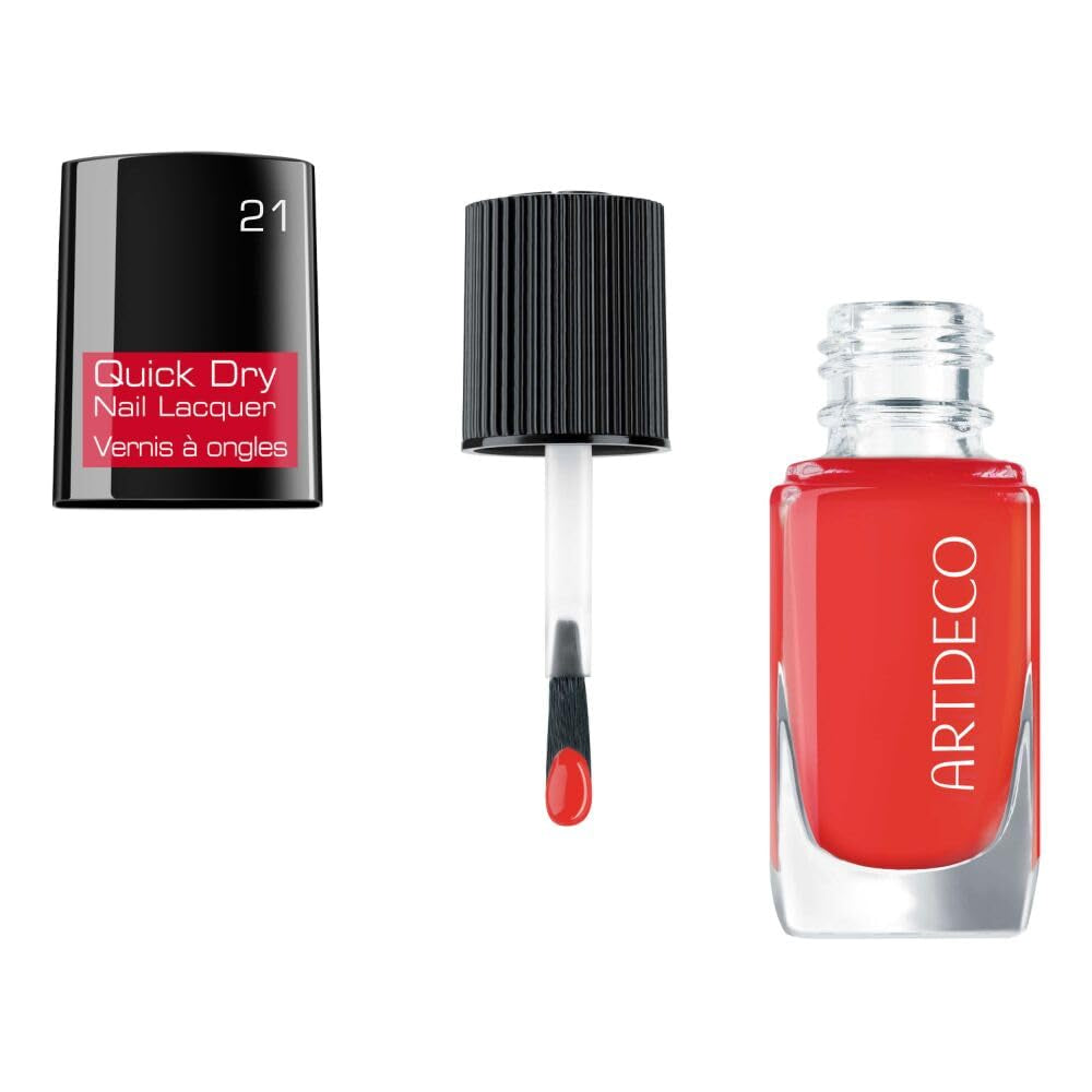 ARTDECO Quick Dry Neglelak, Quick Dry Neglelak i 12 neglelakfarver, Vegansk, 1 x 10ml