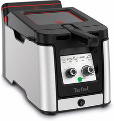Tefal FR600D Clear Duo frituregryde, stegning med mindre røg og lugt, 1,2 kg kapacitet, termostat, timer, stort visningsvindue uden tåge Hvidevarer Naty Shop Clear Duo