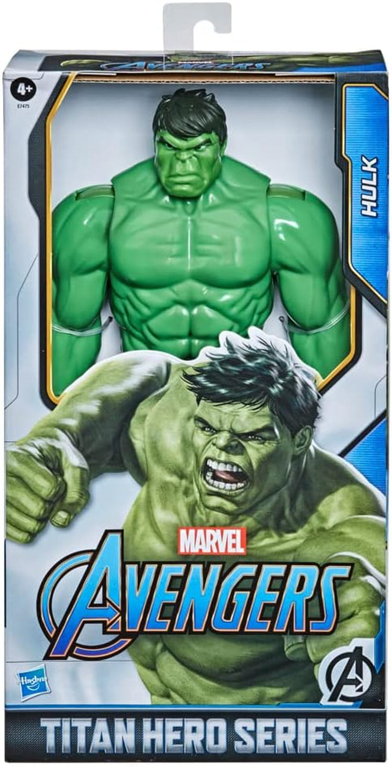 Hasbro E74755L2 Marvel Avengers Titan Hero Series Blast Gear Deluxe Hulk Action Figur 30 cm Stor Marvel Comics inspireret legetøj til børn 4+ actionfigurer Naty Shop