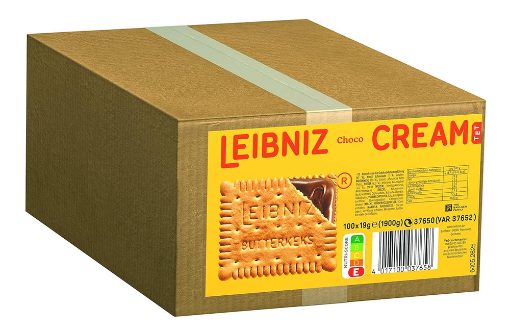 Biscuiți cu unt LEIBNIZ Original - Pachet mare de 3 biscuiți cu unt ambalați individual (96 x 15 g)
