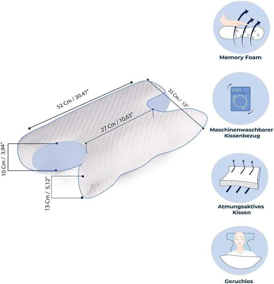 Pernă de frumusețe. Pernă de frumusețe. anti-rid, anti-rid, anti-îmbătrânire, pernă anti-îmbătrânire, pernă din spumă cu memorie. Pernă pentru dormit lateral. Pernă pentru susținerea gâtului. Pernă de susținere a spatelui. (BSP3) Perne ortopedice cervicale Naty Shop